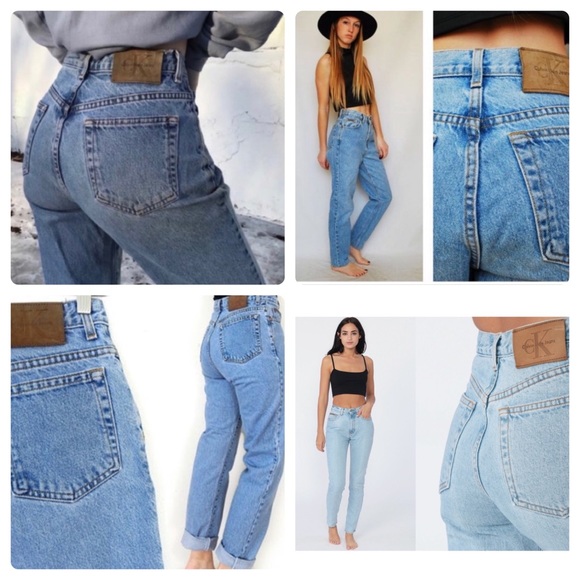 Calvin Klein Denim - Calvin Klein Vintage High Waist Mom Jeans